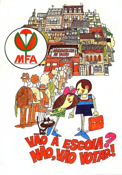 Vão á escola? Não, vão votar!